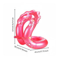 Thickened Material Underarm Swim Buoyancy Aid Leak-Proof Anti-Rollover Swim Float for Babies, Toddlers, Beach