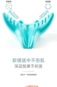 指压颈椎按摩器按摩枕疏通富贵包牵引纠正器脖子拉伸按摩颈部按摩