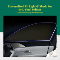 Car window privacy curtains, full coverage