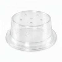 Plate Cover with Vents Clear Cloche Vented for Buffet, Restaurants, Caterers
