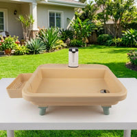 Portable Sink, Automatic Water Supply, Simple Washstand, 6-10L Large Capacity, Foldable, Garden Sink, Outdoor, Camping, For Face Washing