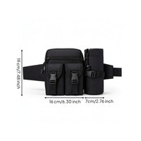 Compact Golf Waist Bag Lightweight Waist Bag with Cup Holder Hands-Unrestricted Fanny Pack with Water Bottle Holder Secure for Golfers