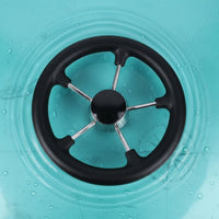 Stainless Steel Boat Steering Wheel Easy to Clean Watercraft Part Quick Install