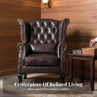 sheltered armchair Chair timeless design Upholstered sheltered armchair Armchair Retro Design High spine for Living Room