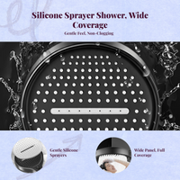 High-pressure handheld shower