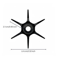 Star Drag Knob Wear Resistant Reel Knob Aluminum Alloy Reel Handle for Anglers