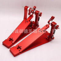 Aluminum Alloy Frosted Jazz Drum Bass Drum Double Pedal Practice Accessory