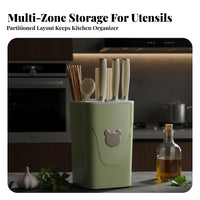 Funny Creature Holder Multipurpose Design and Utensil Holder Easy to Clean Multi-Compartment
