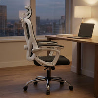 Ergonomic Office Chair Flexible Headrest Reclining Office Chair Breathable