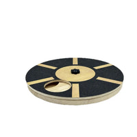 Rotatable Wooden Dog Nail Scratcher with Treat Dispenser