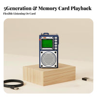 Full-Band Emergency Radio Portable Design Bluetooth Speaker App Distant Control