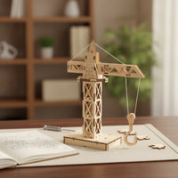 Wooden cranes Model Educational cranes Model Hands on Science Kit for Children