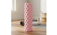 Ridged Ridged Foam Roller Cylindrical Hollow Foam Roller Rounded Ends Target Tight Muscles for Stretching