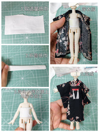 大12分和服 阿巳2糖百体uf小钥匙异兽等12分bjd可  ob11娃衣 浴衣