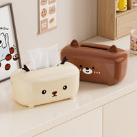 Creative Animal-Shaped Desktop Tissue Box, Waterproof, PS Material