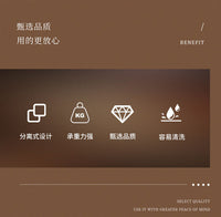 跨境抽屉式胡桃木咖啡敲渣盒商用可拆卸不锈钢意式敲渣盒废渣桶