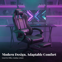 Highspine-supporting Reclining Chair with Footrest 360-Degree rotating for Bedroom, Streamers