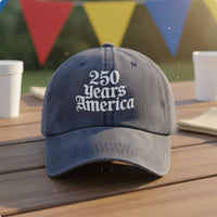 Distressed Finish USA 250th Anniversary Hat Adjustable 1776-2026 Commemorative Hat Breathable American Anniversary Baseball Cap for Patriots