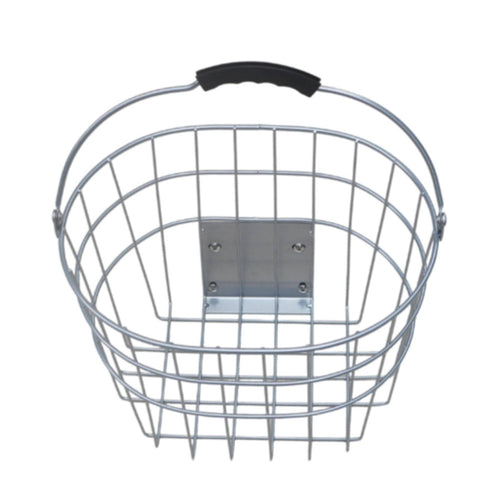 Bike Basket with Handle Universal Wire Bike Basket Lightweight for Errands