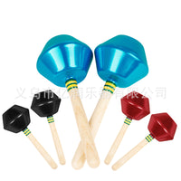 奥尔夫铝制沙锤音乐玩具幼儿园舞台道具儿童打击乐器手摇铃玩具