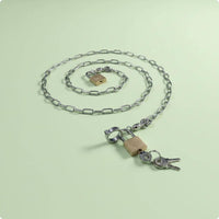 Stainless Steel Bird Ankle Leash Chew Resistant Parrot Ankle Chain Rust-Proof