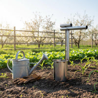 Manual Seedling Transplanter Multi-Functional Standing Plant Transplanter Labor-Saving Vegetable Planter Tool for Farmers, Gardeners, Farm, Yard