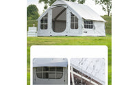 Waterproof Inflatable Camping Tent Spacious Inflatable Tent Sun Protection Easy Setup for Campers, Families, Family Trips, Outdoor Recreation