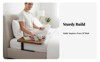 Clamping Bed Frame Tray Space-Saving Bedside Shelf Multi-Functional for Students