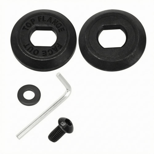 Tool Bolt Kit Hexagonal Openings Black Flange Hardware Dark Finish
