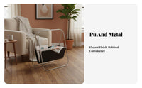 X-shaped frame Literature holder Retro home decor Furnishing Floor-Standing for Readers