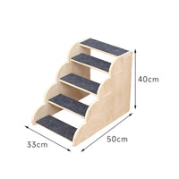 Dog Stairs Non-Slip Multi tier Pet Stairs Gentle Slope Cat Stair Ramp for Bed