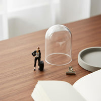 Tiny Suitcase Lady Figurine Realistic Details Resin Woman Statue for Collectors
