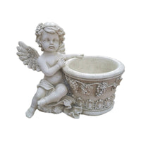 Angel Planter Decorative Angel Flower Pot Cottage-Style for Garden, Tabletop