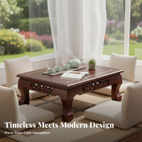 Carved Leg Floor Table European design Household Furniture adaptable Vintage Aesthetic for Adults, Bay bay Area, Office