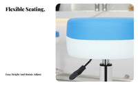 cumulusShaped Caster Stool Padded padding Lowlow-level caster Seat for Living Room