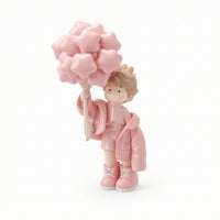 Boy Statue with Star Light Sculpted Boy Statue Premium for Living Room, Bedroom