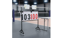 Scoreboard Portable Floor Standing Scoreboard Flip Score Board for Referees