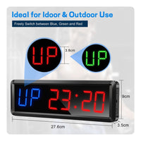 Interval Gym Timer Custom Intervals Fitness Gear Count-Up