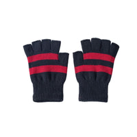 Winter Warm Half Finger Gloves, Knitted, Fleece Lined, Unisex, Korean Style, Outdoor, Writing, Cycling, Driving