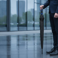Waterproof Long-Handled Umbrella Rainproof Umbrella with Cover Long-Lasting Heavy-Duty for Commuters, Commute