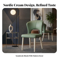 Upholstered Chair with Back Cutout Versatile Design Household Furniture
