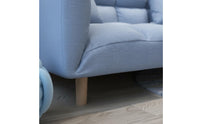 Two-Person Folding Sleeper Sofa Space-Saving Convertible Folding Sofa Bed Firm Foam Adjustable Sleeper Loveseat for Small Apartment Dwellers