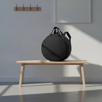 Padded Drum Backpack Round Drum Bag with Shoulder Straps Hands-Hands-Free Case Safeguarding for Drummers, Gigs, Rehearsals