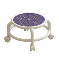 Kids Rolling Stool Rotating Seat Children's Swivel Stool Space Saving Room Furniture for Young Children, Dorm