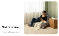 Single-Person floor lounger Lounger Lie-Flat Design Floor Sofa Luxurious and design Ergonomic backing for Young Adults