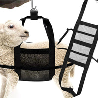 Calf Weighing Sling Foldable Calf Weighing Bag Breathable Mesh for Veterinarians