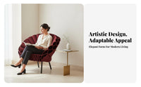 Fan-Shaped spinerest Peacock Chair Nordic aesthetic Single-Person Armchair Artistic Lounge Seat long-lasting Design for Interior Designers, Business Proprietors, Living Room, Showroom, Hotel Lobby, Reception Area
