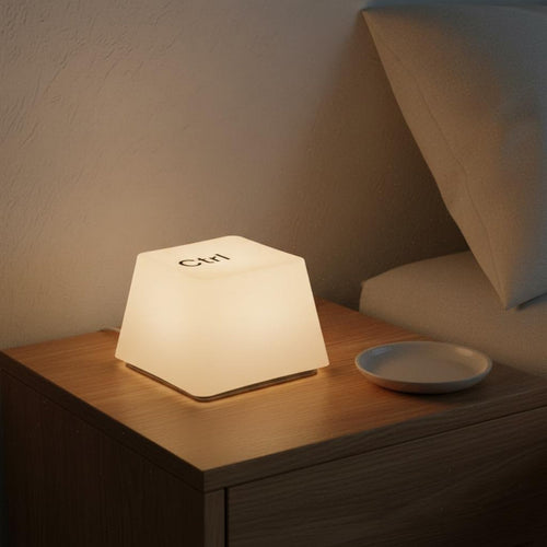 Keycap Lamp Decorative Ctrl Key Illumination Tap Control for Bedroom