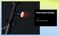 Ultra-Bright Waterproof Bike Rear Light, Smart, Easy Install