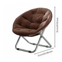 Foldable Moon Chair Reclining Sun Chair Space Saving Lounger Portable for Adults, Balcony, Patio, Living Room